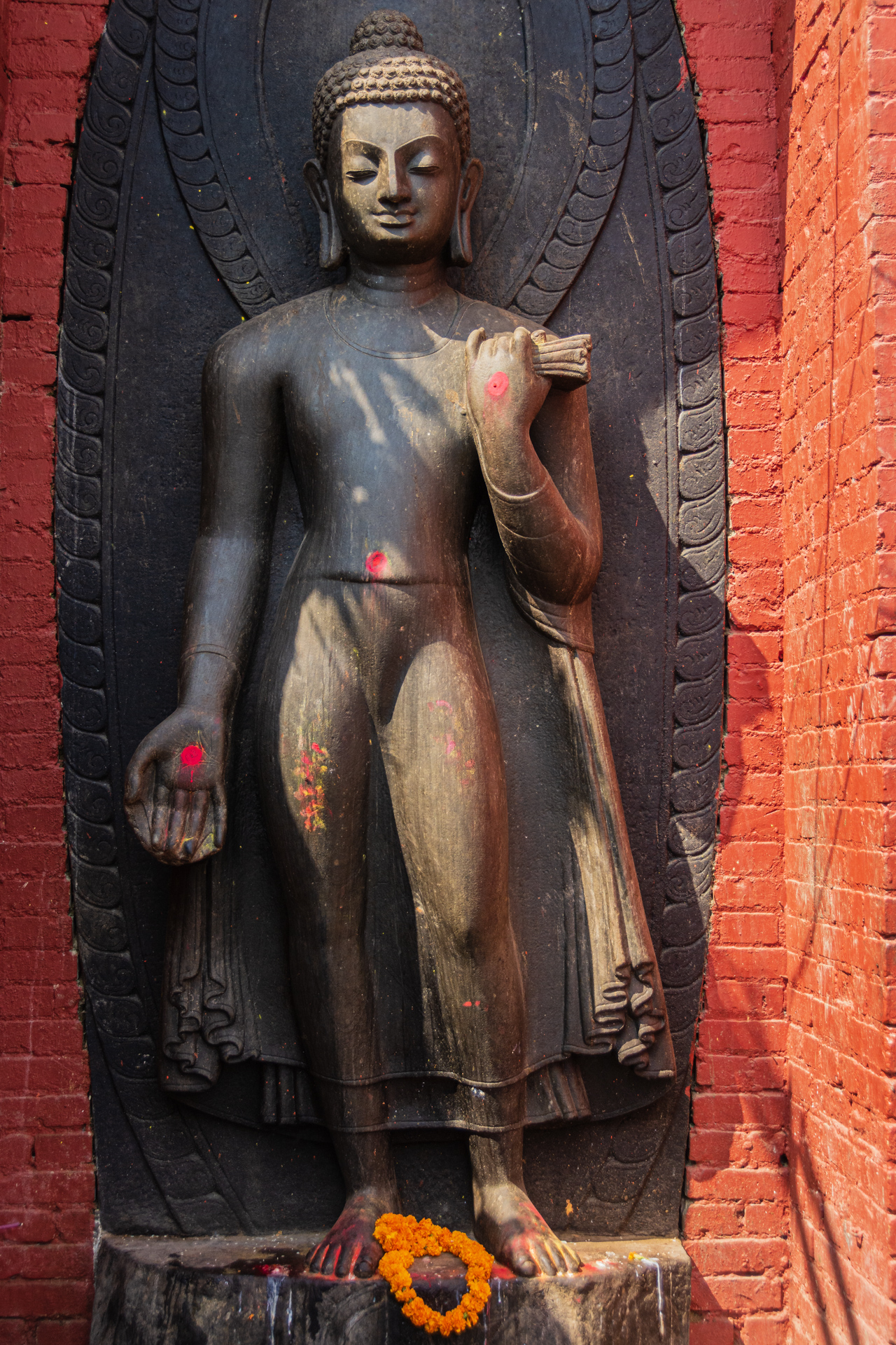 Kathmandu Swayambunath Buddha Dipamkara Statue